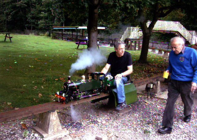 Steaming day at Abbeydale track
