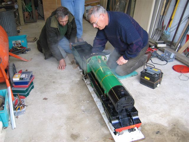 David Vine — first steaming test
